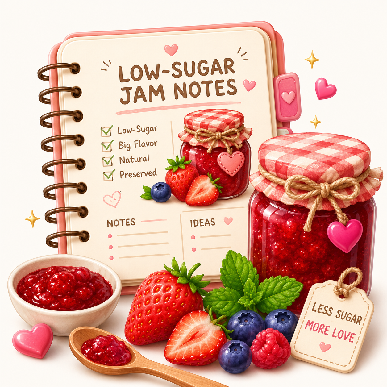 Low-Sugar Jam Notes